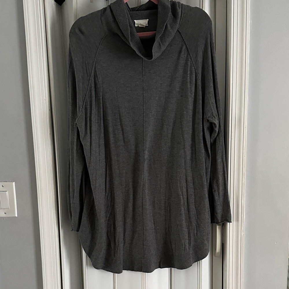 Caslon Turtleneck Tunic Cowl Neck Sweater